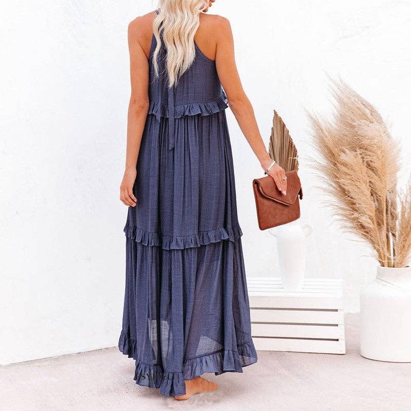 The Harper Ruffle Maxi Dress