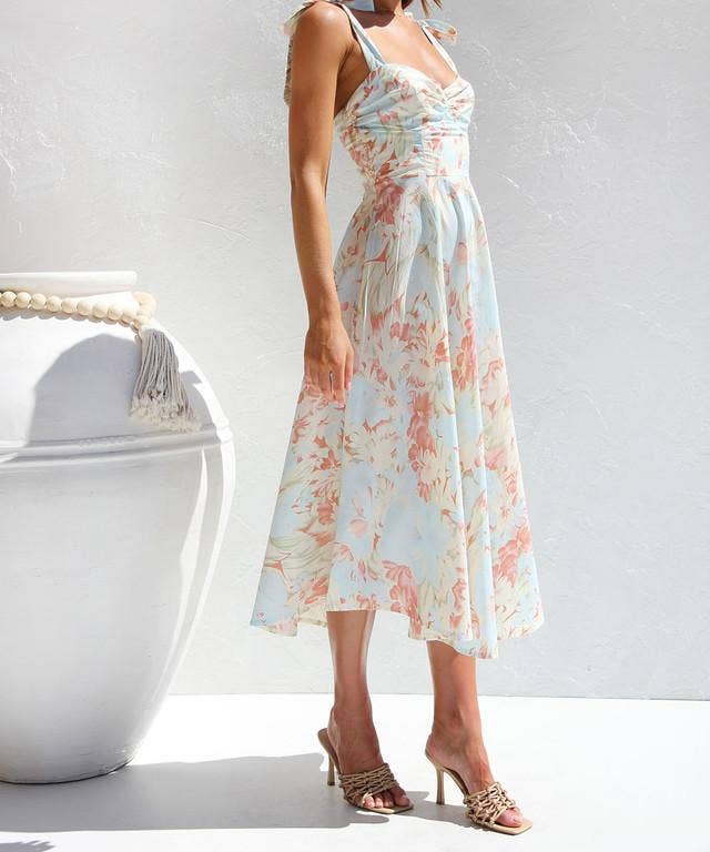 The Mikayla Floral Midi Dress