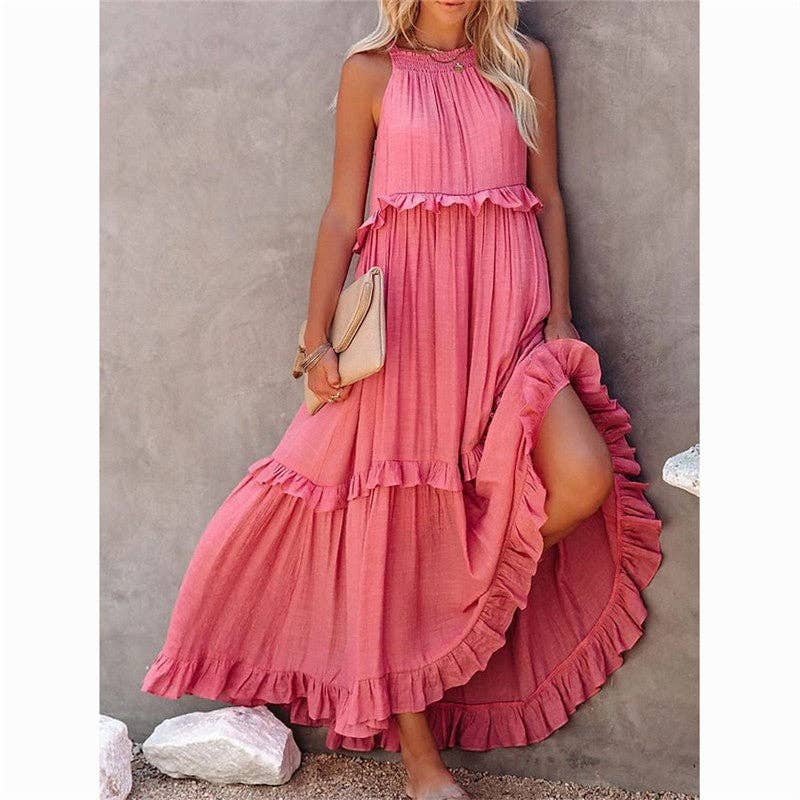 The Harper Ruffle Maxi Dress