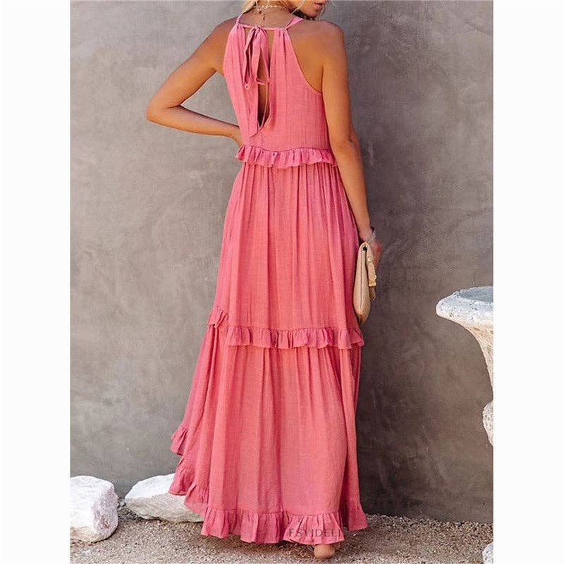 The Harper Ruffle Maxi Dress