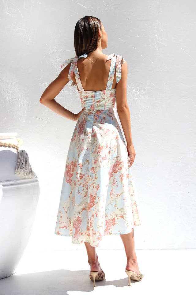 The Mikayla Floral Midi Dress