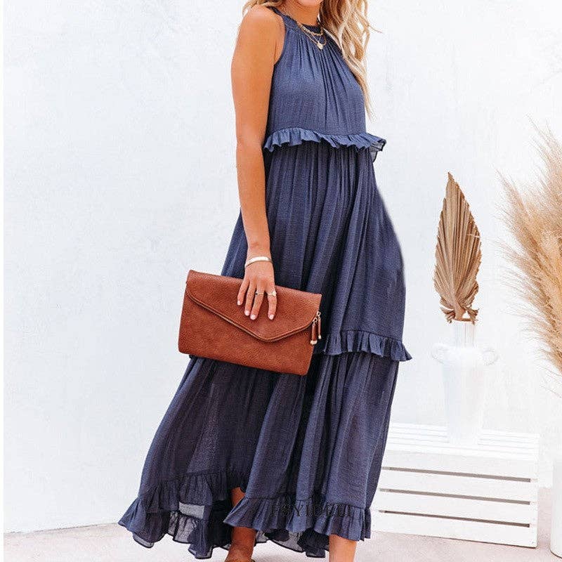 The Harper Ruffle Maxi Dress