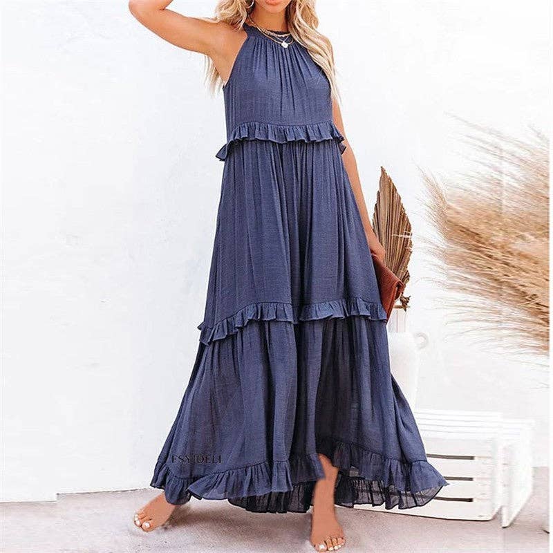 The Harper Ruffle Maxi Dress