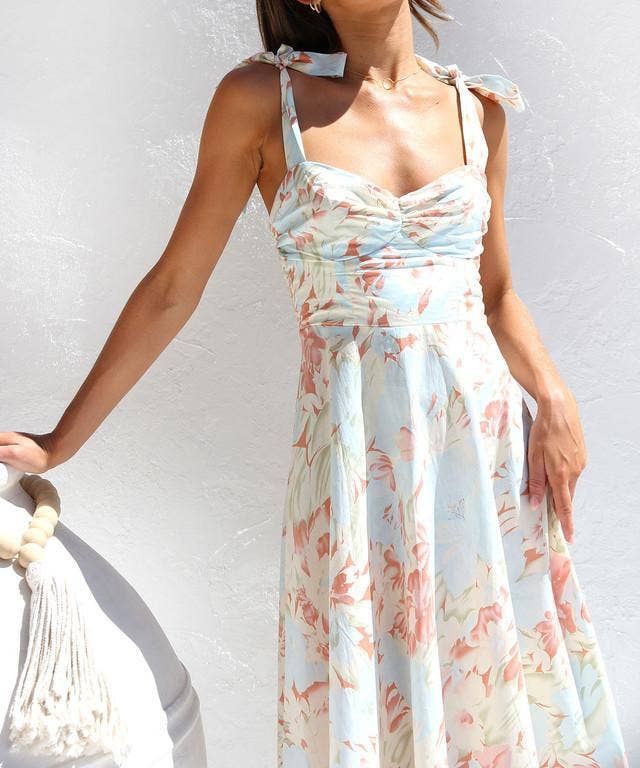 The Mikayla Floral Midi Dress