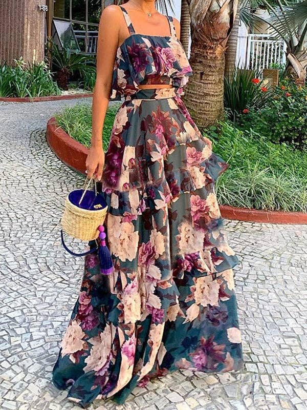The Ivy Floral Two-Piece Set