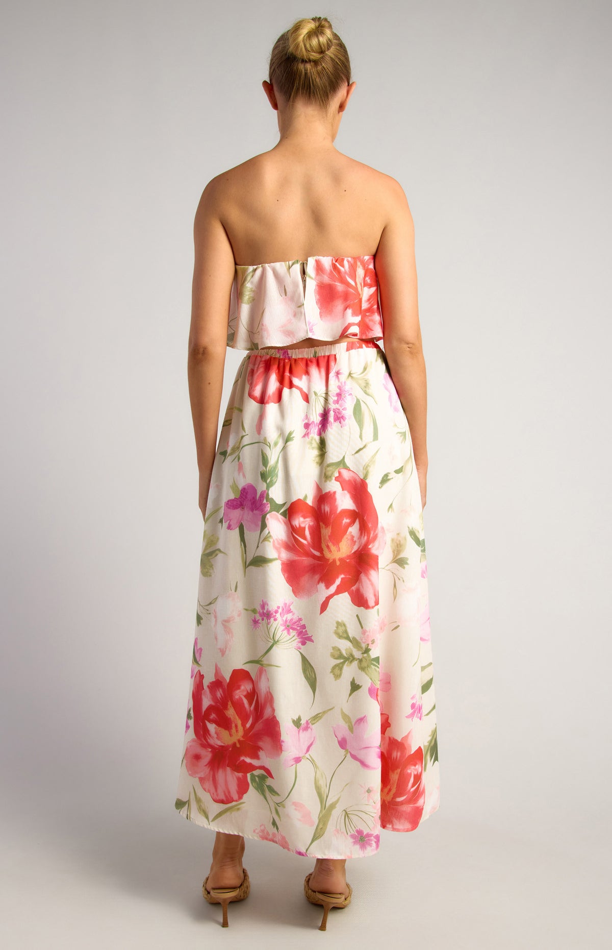 The Poppy Strapless Maxi Set