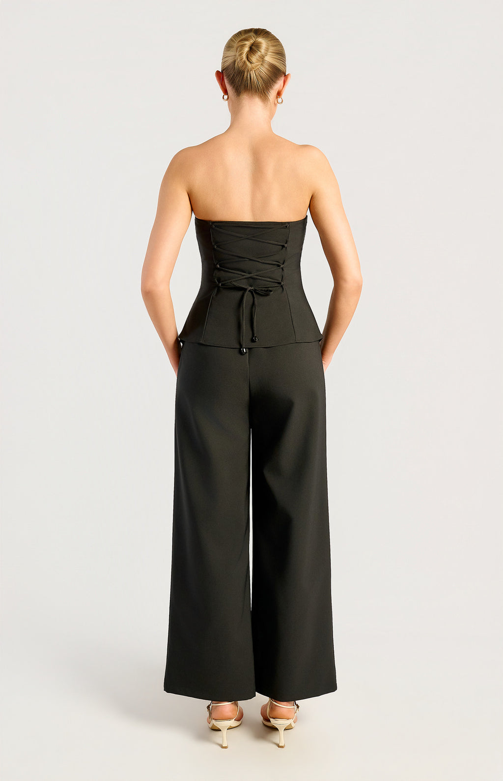 The Rebecca Strapless Pant Set