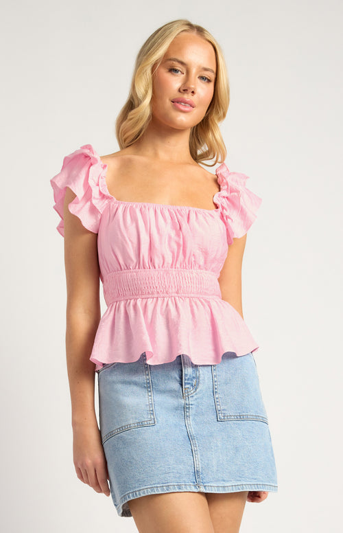 The Ali Ruffle Top