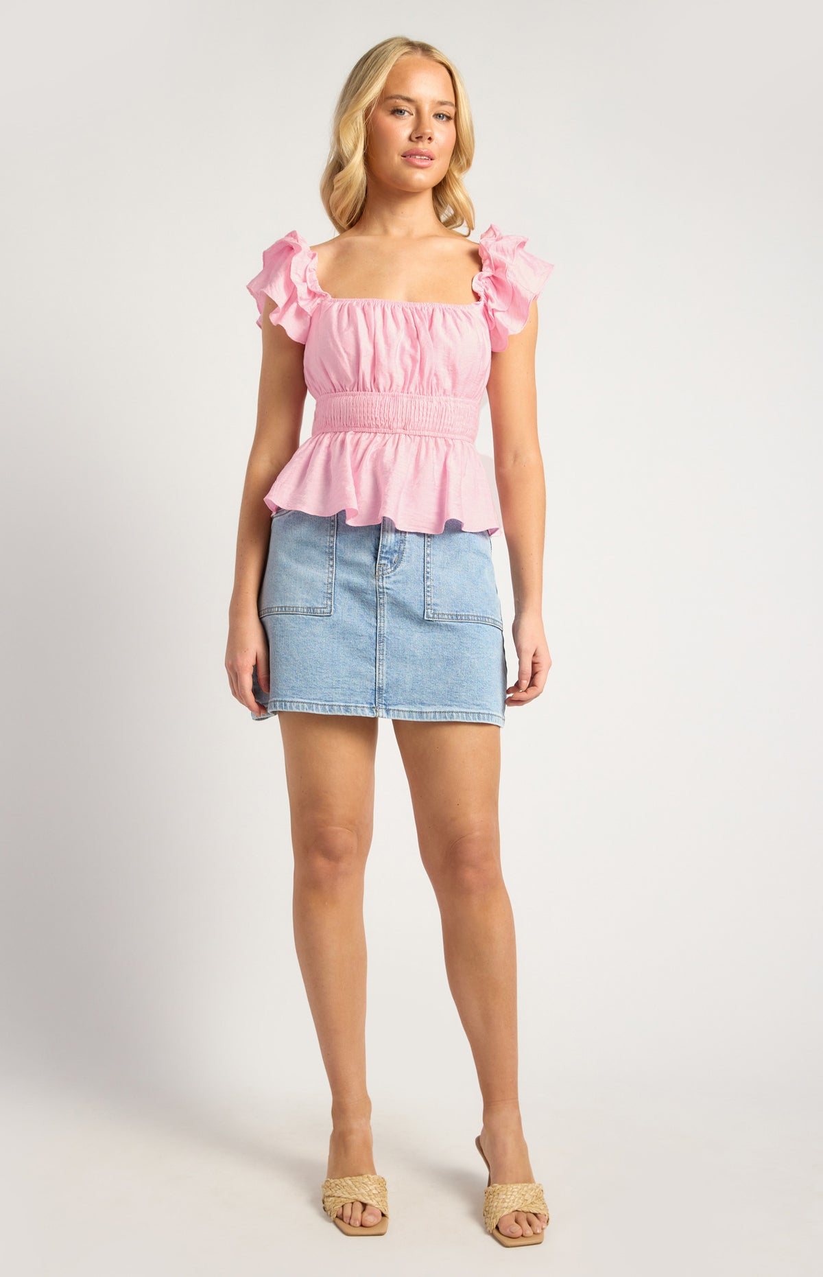 The Ali Ruffle Top